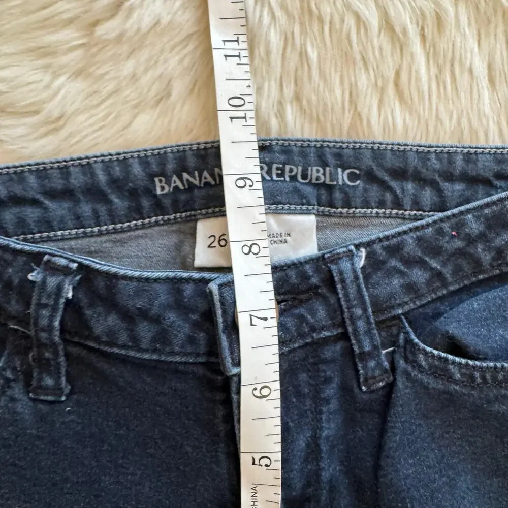 Banana Republic Blue Low Rise Skinny Denim Jeans 26